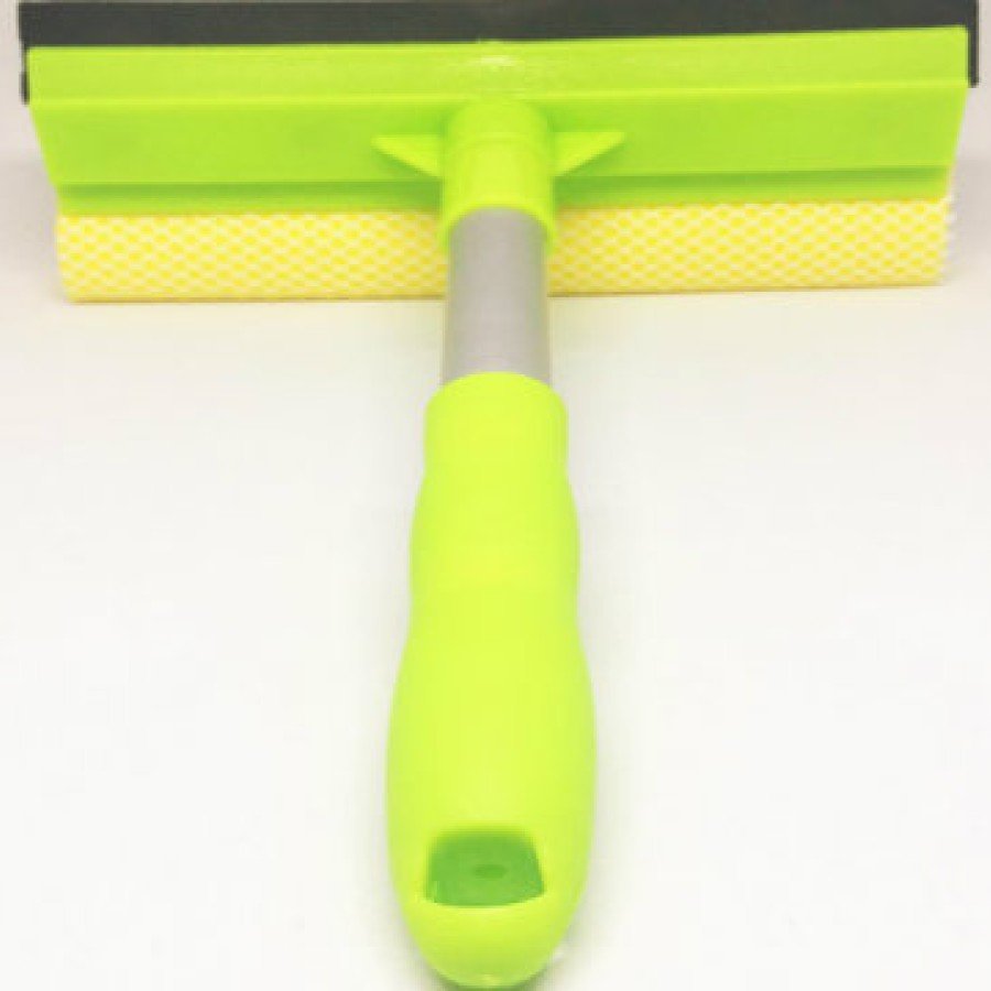 Practical Glass Cleaning Apparatus with Squeegee, Short