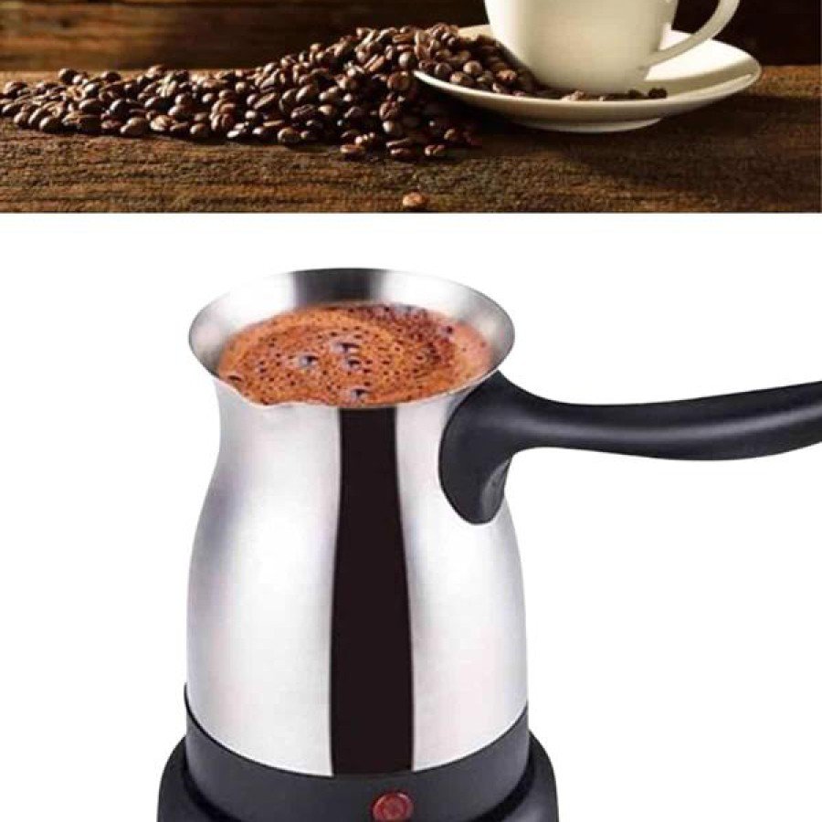 Steel Coffee Maker Coffee Pot 800 Watt Stainless Steel Turkish Coffee Machine Steel Coffee Maker Coffee Pot 800 Watt Stainless Steel Turkish Coffee Machine
