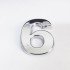 Cemax Number 6 with 3.75 cm Chrome Adhesive
