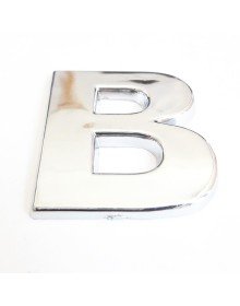Cemax Letter B 3.75 cm Chrome Adhesive