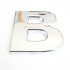 Cemax Letter B 3.75 cm Chrome Adhesive