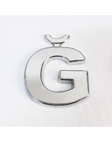 Cemax Letter Ğ 3.75 cm with Chrome Adhesive