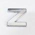Cemax Letter Z 3.75 cm Chrome Adhesive