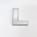 Cemax Letter L 3.75 cm Chrome Adhesive