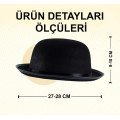 Charlie Chaplin Style Children s Hat – Black Bowler Party Hat