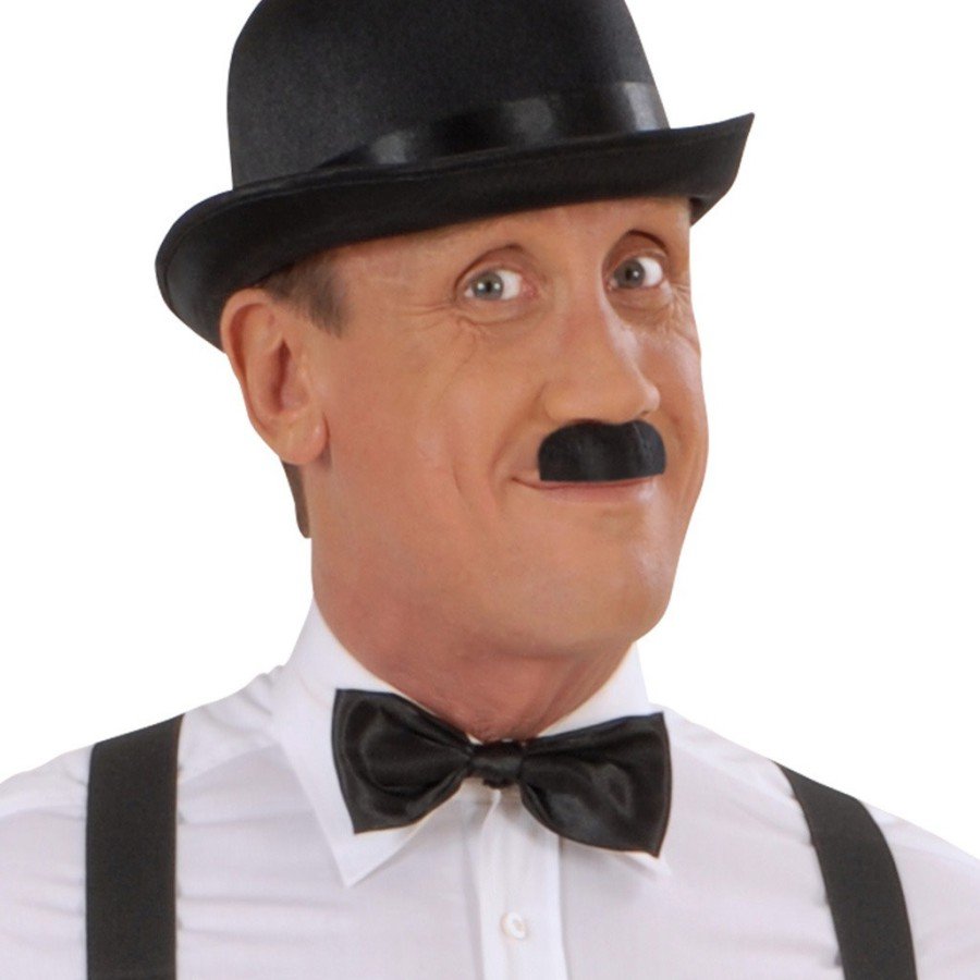 Charlie Chaplin Style Adult Hat – Black Bowler Party Hat