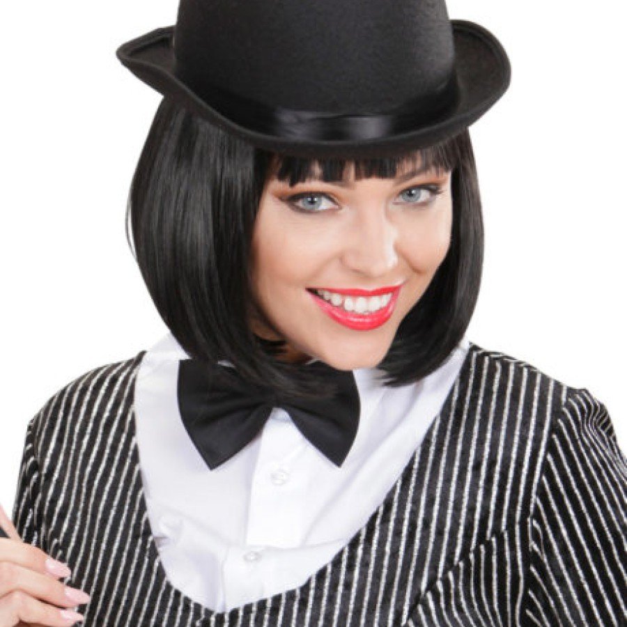 Charlie Chaplin Style Adult Hat – Black Bowler Party Hat