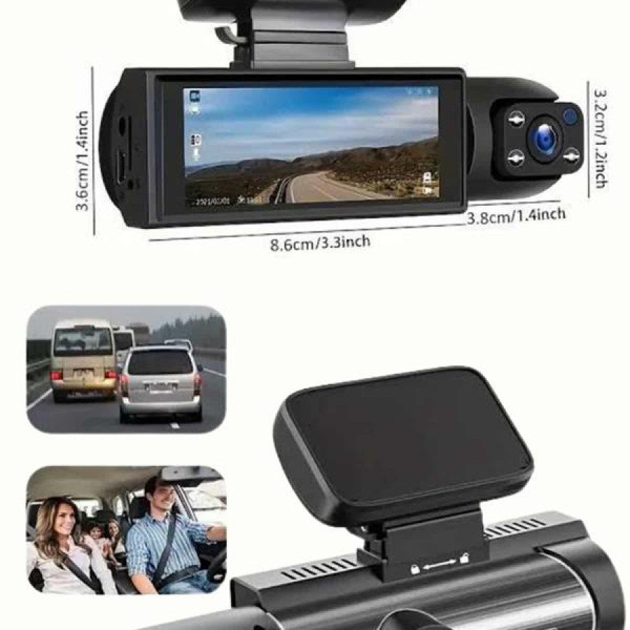 Dual Camera Vehicle Camera with Front and Rear Camera