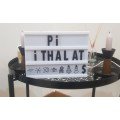 Light Box Led Panel A4 Giving Illuminated Message with Cinematic Letters