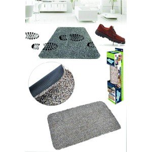 Clean Step Mat Washable Microfiber Dirt Dust Absorbing Indoor-Outdoor Mat