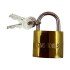 CMC 38 mm Short Yellow Padlock
