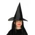 Kid's Black Witch Hat and Long Black Witch Wig