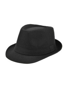 Children's Black Fabric Fedora Hat Performance Hat Michael Jackson Hat 54 No