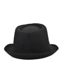 Children's Black Fabric Fedora Hat Performance Hat Michael Jackson Hat 54 No