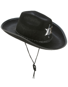 Kids Cowboy Hat Sheriff Hat Black Color