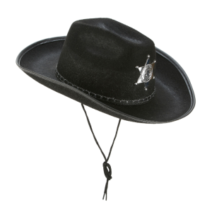 Kids Cowboy Hat Sheriff Hat Black Color