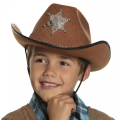Children s Cowboy Hat - Wild West Cowboy Sheriff Hat Brown Color