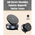 Versatile Rotating Head Vacuum Car Phone Stand – Stable Use on Hard Roads