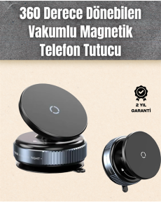 Versatile Rotating Head Vacuum Car Phone Stand – Stable Use on Hard Roads