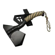 Columbia AX 050B Black Camping / Outdoor Ax 29cm - Corded Handle, With Sheath
