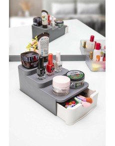 Compact Organizer with Drawers and Stand - Makeup Organizer