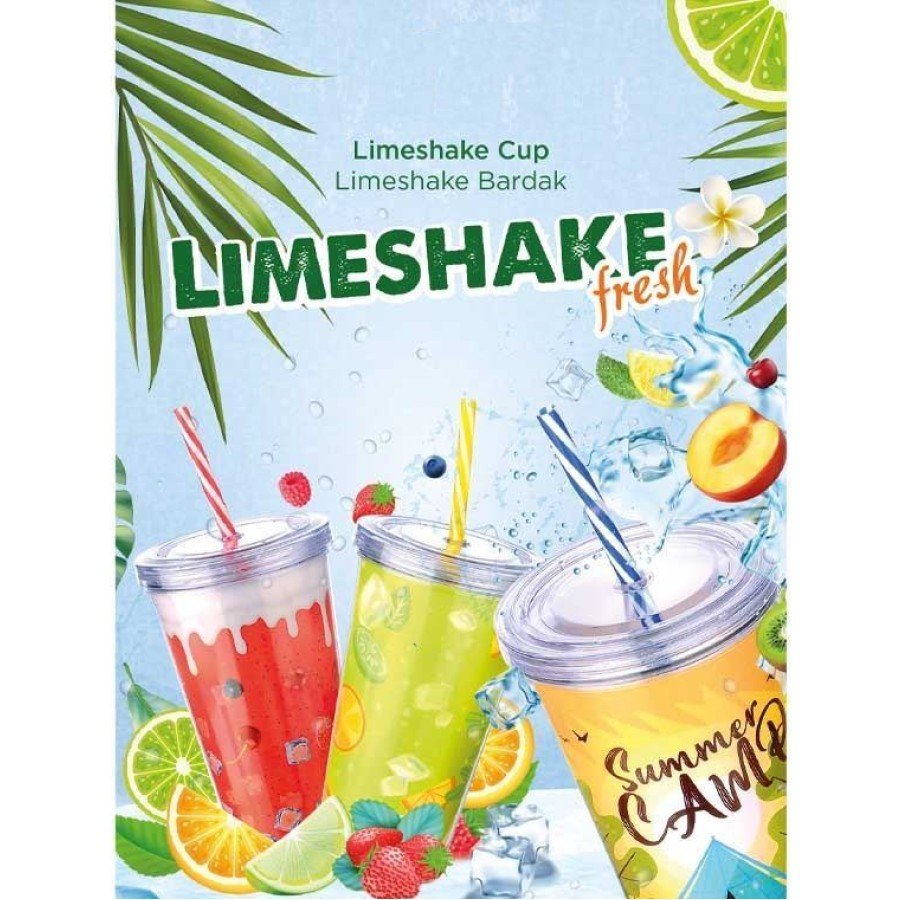 Cool Lime Glass - Limeshake Glass 600 ML