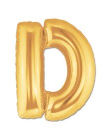 D Letter Foil Balloon Gold Color 40 inch