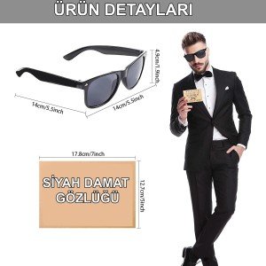 Groom Glasses – Wedding and Bachelorette Party Accessory