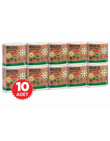 Ecco Green Paper Napkins 100 Pieces Economical Bulk Set