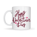 Happy Valentine s Day Printed Porcelain Mug Model 2 – Valentine s Day Special Design