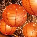 Decorative Chinese Lantern – Paper Lamp – Orange Decorative Chinese Lantern – Paper Lamp – Orange