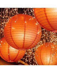 Decorative Chinese Lantern – Paper Lamp – Orange