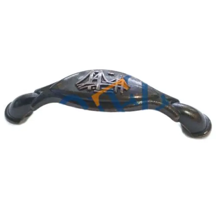 Decorative Zamak Bosphorus Handle - 64mm, Antique, 1 Piece