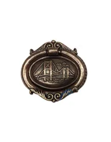 Decorative Zamak Pendulum - Large, Handle, Antique, 1 Piece