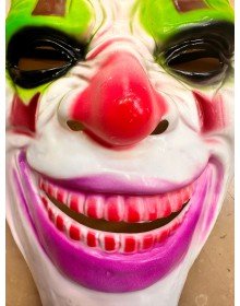 Infuriating Smile Psycho Clown Themed Joker Mask