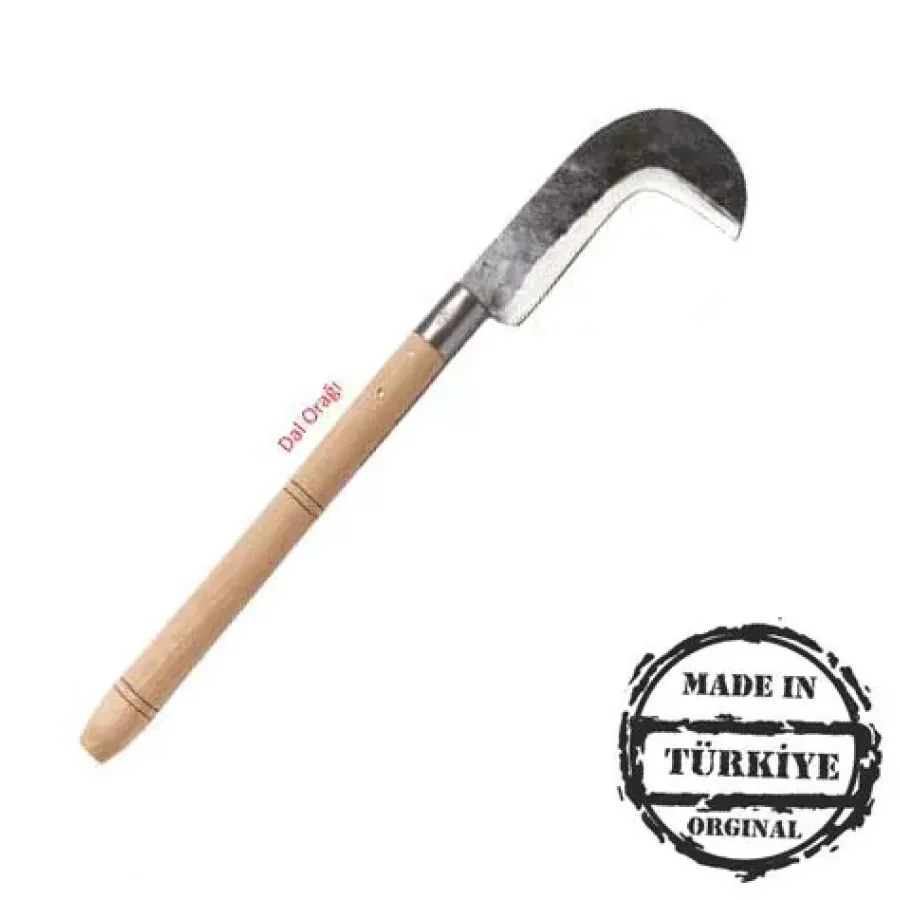 Desa Branch Sickle (Çalakop) - Wooden Handle