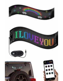 Digital Car Lettering Screen Matrix Largest Size Matrix LED Panel 19*96 pixels