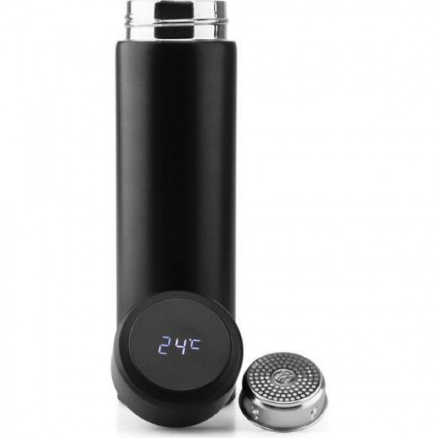 Colored Steel Thermos with Digital Temperature Display - 500 ML
