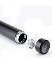 Colored Steel Thermos with Digital Temperature Display - 500 ML