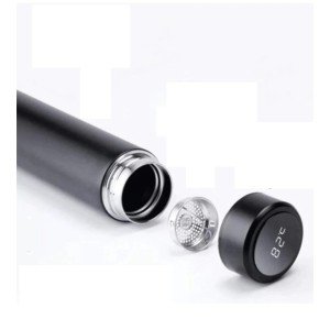 Colored Steel Thermos with Digital Temperature Display - 500 ML Colored Steel Thermos with Digital Temperature Display - 500 ML