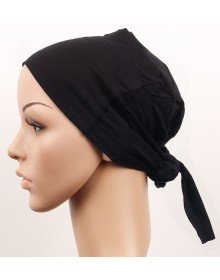 Seamless Tied Hijab Bonnet - Tied Bandana 5 Pieces