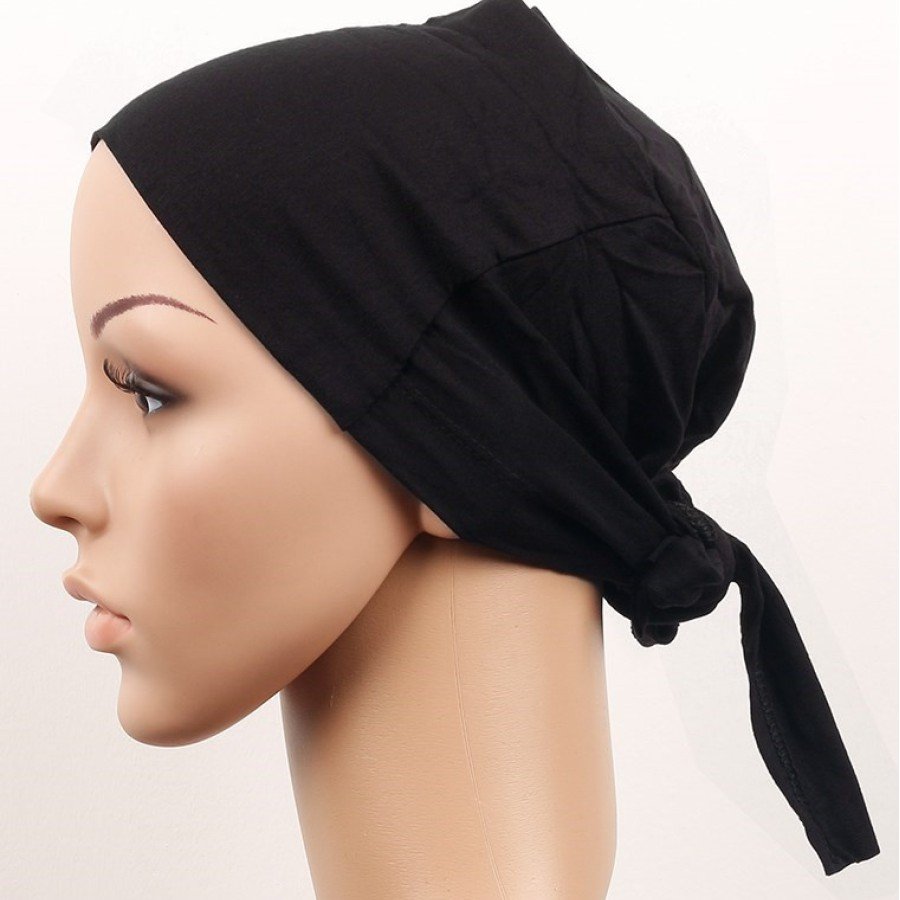 Seamless Tied Hijab Bonnet - Tied Bandana 5 Pieces