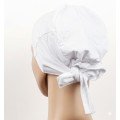 Seamless Tied Hijab Bonnet - Tied Bandana White 5 Pieces