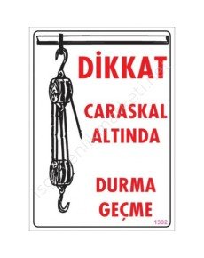 Attention, Do Not Stand Under the Jackhammer Warning Sign 25x35 CODE: 1302