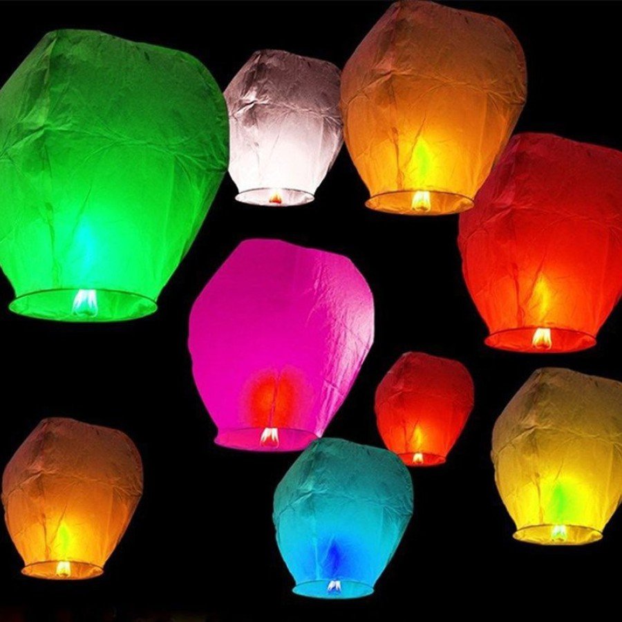 Wishing Lantern Balloons (10 Pieces)