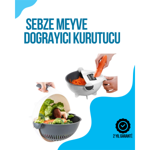 Multi-Purpose Kitchen Tool with Slicer and Grater Blades