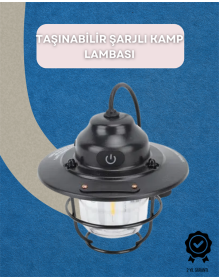 Stylish LED Lantern for Outdoor – 4400mAh Battery, IPX4 Waterproof, Hangable