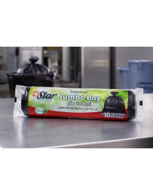 Star Plus Industrial Jumbo Size Garbage Bag 80x110 cm 10 Pieces Durable Industrial Type Garbage Bags