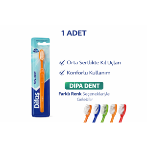 Difas Dipa Dent Medium Toothbrush Medium Hard 1 PC Difas Dipa Dent Medium Toothbrush Medium Hard 1 PC