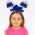 Blue Crown for Birthday Celebration – Party Crown with Sparkly Lettering